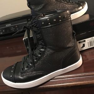 Woman’s size 7.5  military Pastry glitz boots